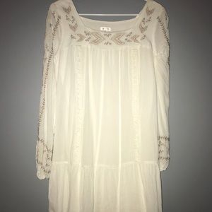 White Bohemian Dress